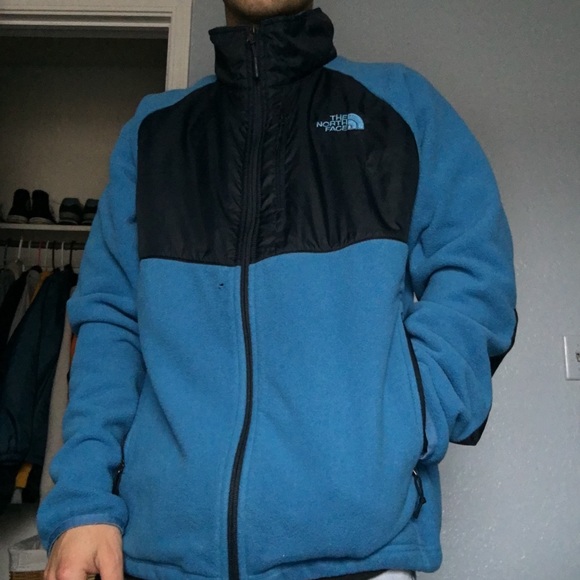 The North Face Blue Black Sweater size medium - Picture 3 of 4